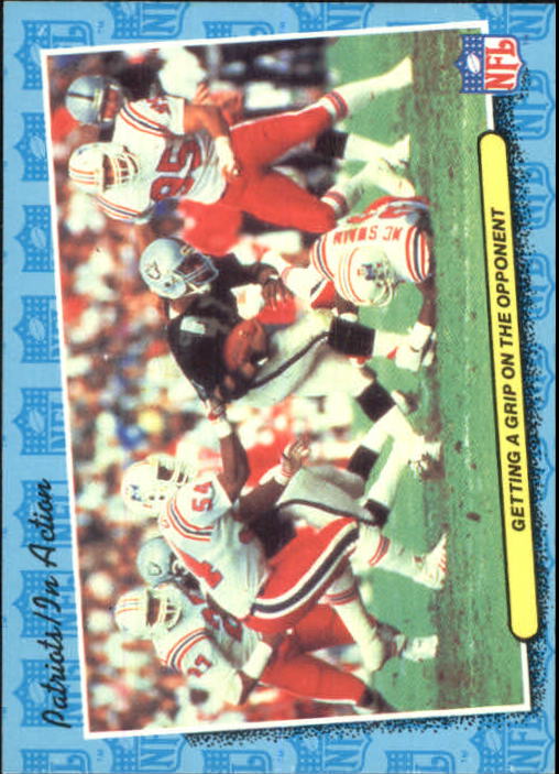 1986 Fleer Team Action #51 New England Patriots