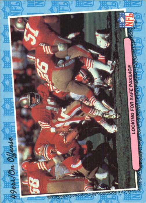 1986 Fleer Team Action #73 San Francisco 49ers