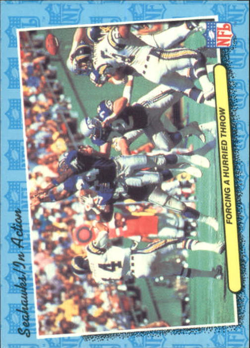 1986 Fleer Team Action #78 Seattle Seahawks