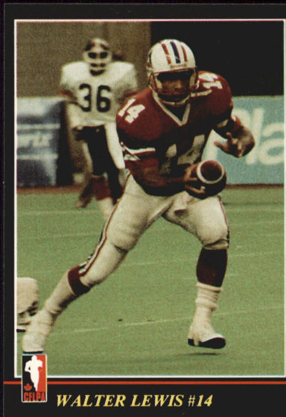 1986 Brian Pillman Football Rookie Card Mint CFL Jogo 