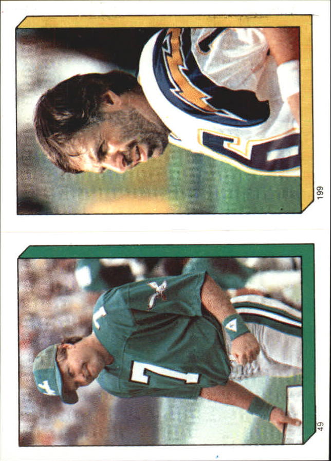 1986 Topps Football Sticker Album / NM-MT