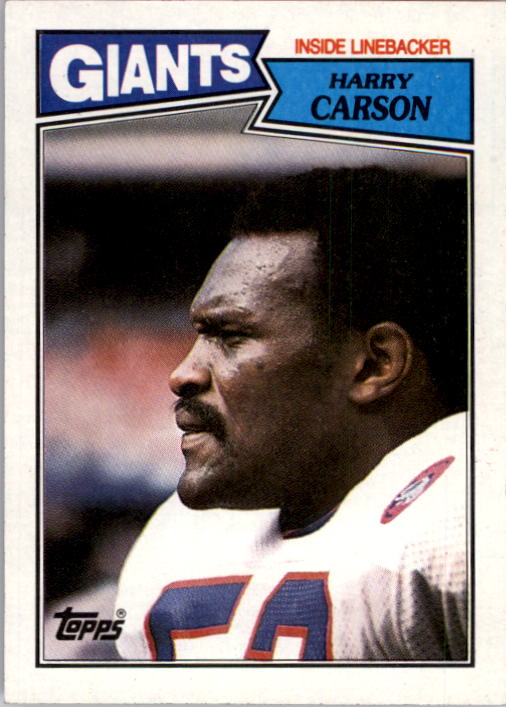 1987 Topps #25 Harry Carson