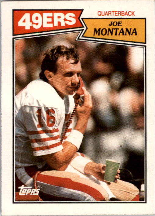 1987 Topps #112 Joe Montana