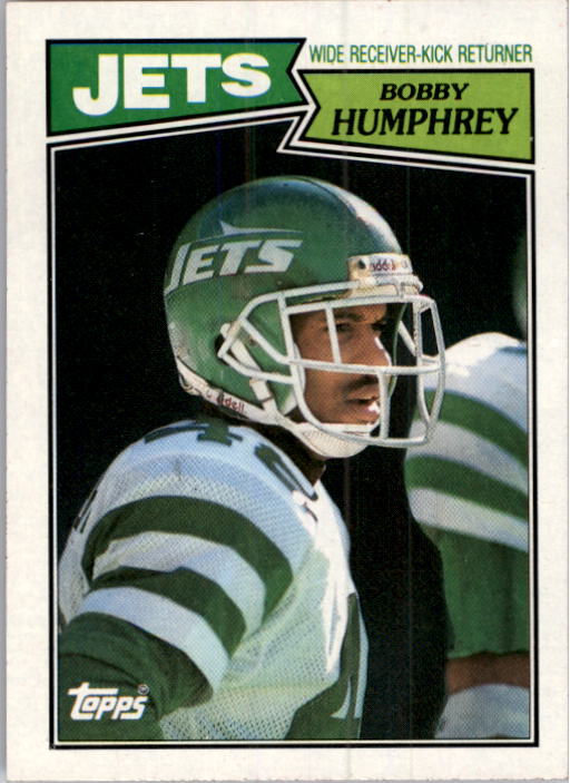 1987 Topps #143 Bobby Humphery UER/(Misspelled Humphrey/on card front)