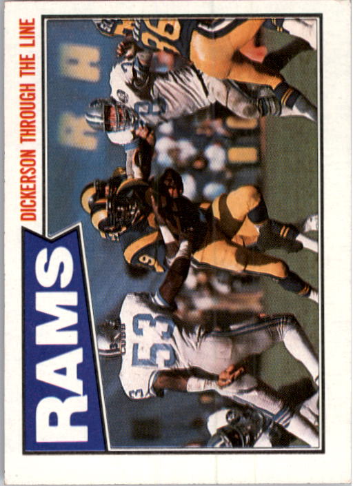 1987 Topps #144 Rams TL/(Eric Dickerson/Through the Line)