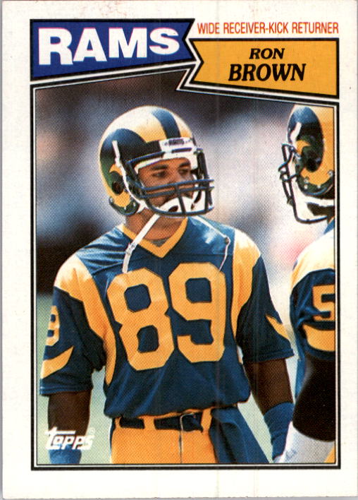 1987 Topps #148 Ron Brown