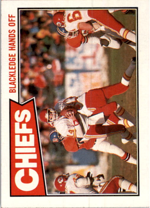 1987 Topps #160 Chiefs TL/(Todd Blackledge Hands Off)