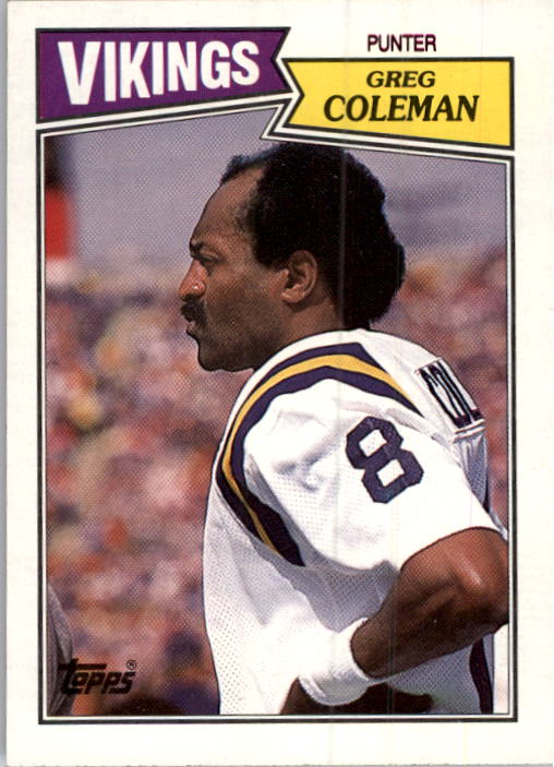 1987 Topps #206 Greg Coleman