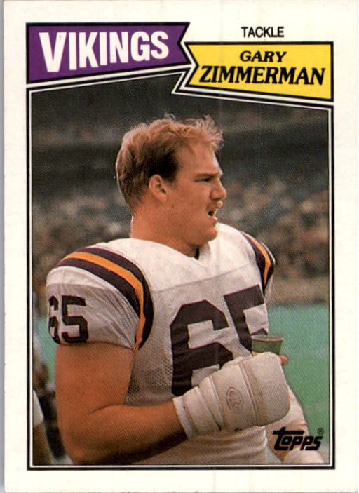 1987 Topps #207 Gary Zimmerman RC