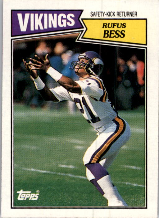 1987 Topps #212 Rufus Bess