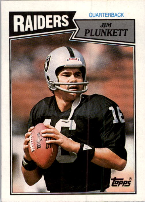 1987 Topps #214 Jim Plunkett