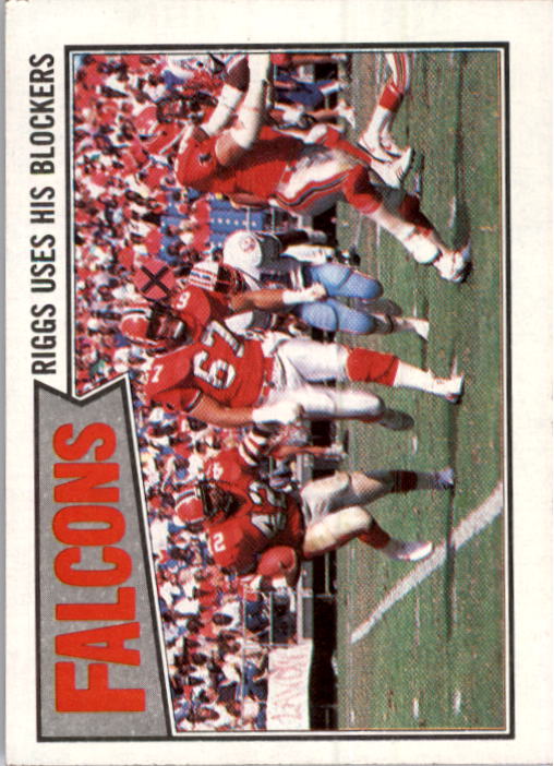 1987 Topps #248 Falcons TL/(Gerald Riggs Uses Blockers)