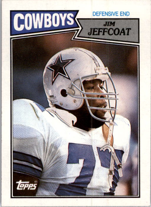 1987 Topps #268 Jim Jeffcoat