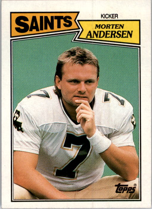 1987 Topps #277 Morten Andersen