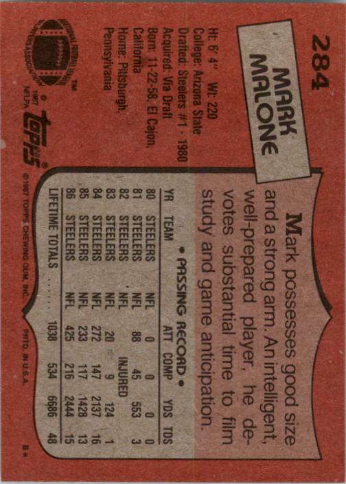 1987 Topps Football Singles - You Choose - Bild 327 von 467