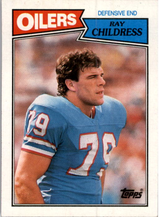 Ray Childress Houston Oilers 3 Card Lot