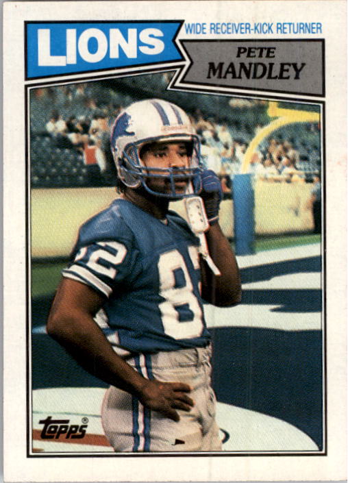1987 Topps #323 Pete Mandley