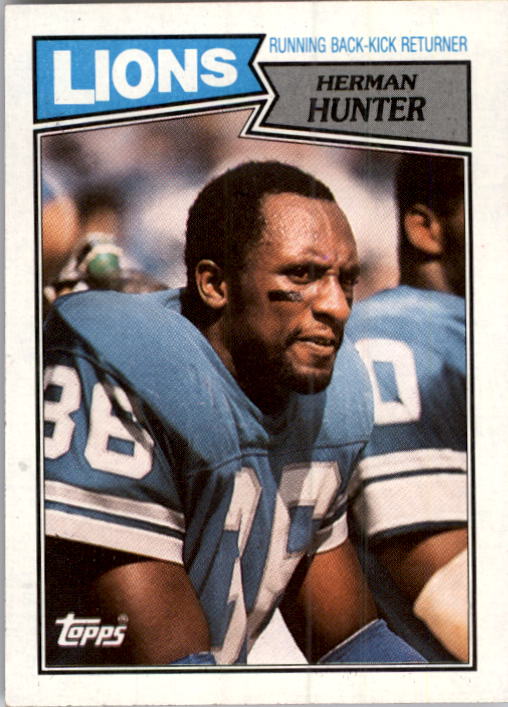 1987 Topps #325 Herman Hunter