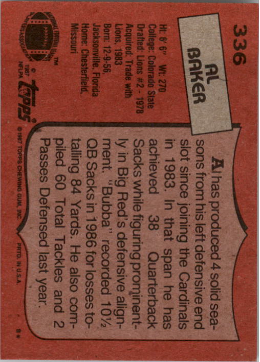 1987 Topps Football Singles - You Choose - Bild 385 von 467
