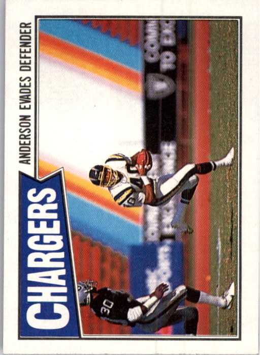 1987 Topps #339 Chargers TL/(Gary Anderson Evades)