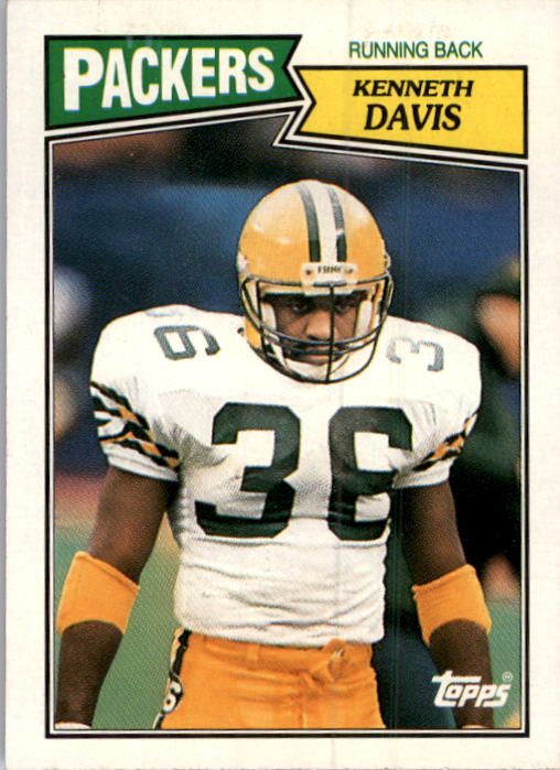 1987 Topps #352 Kenneth Davis RC