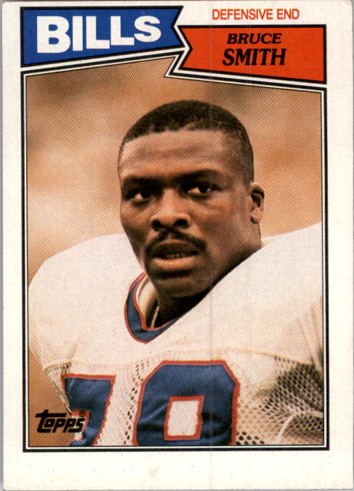 1986 Topps #389 Bruce Smith Buffalo Bills Rookie Football Card NM