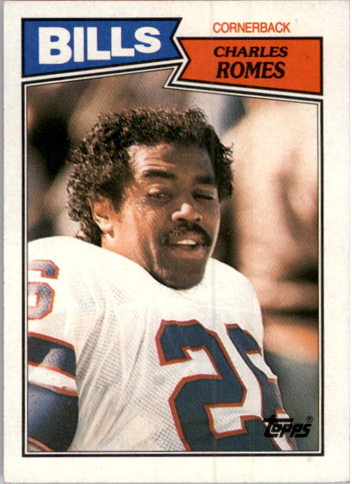 1987 Topps #371 Charles Romes back image