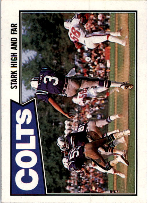 1987 Topps #372 Colts TL/(Rohn Stark High and Far)