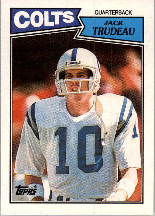 1987 Topps #373 Jack Trudeau RC