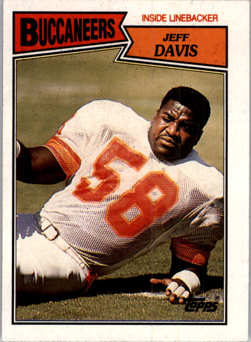 1987 Topps #392 Jeff Davis RC