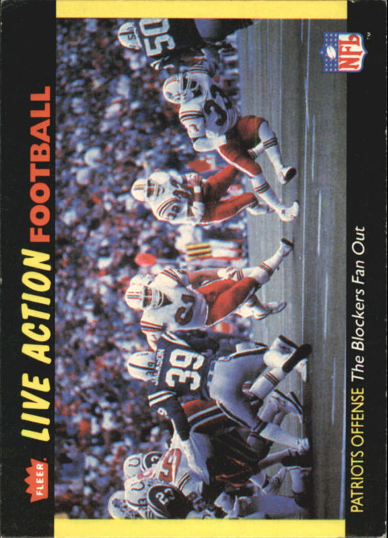 1987 Fleer Team Action #33 New England Patriots