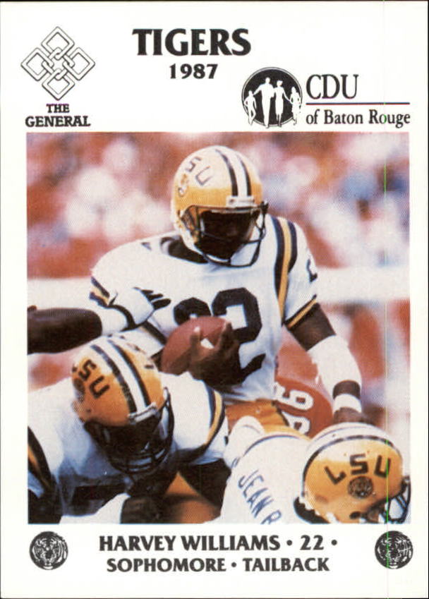 1987 LSU Police #16 Harvey Williams - NM-MT