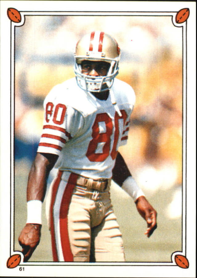 1987 Topps Stickers #61 Jerry Rice