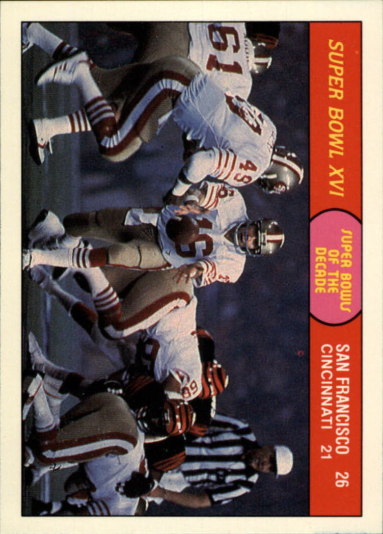 1988 Fleer Team Action #65 Super Bowl XVI