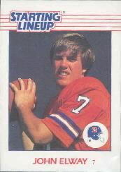 1988 Kenner Starting Lineup Cards #50 John Elway