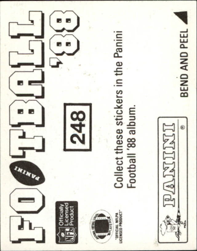 B2013- 1988 Panini Stickers Football Card #s 1-250 -You Pick- 15+ FREE US SHIP - Picture 63 of 63