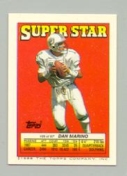 1988 Topps Sticker Backs #29 Dan Marino