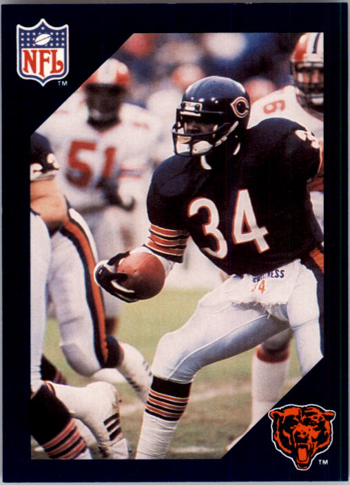 1988 Walter Payton Commemorative #80 1981 Game-By-Game