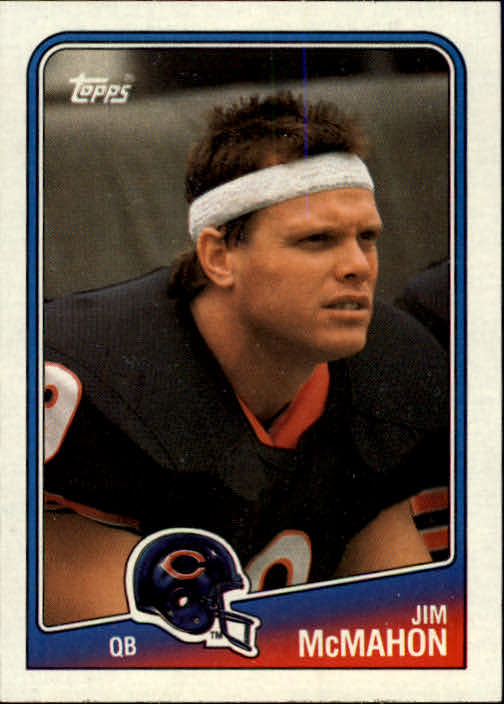 Jim McMahon Signed Chicago Bears 1983 Topps Rookie Football