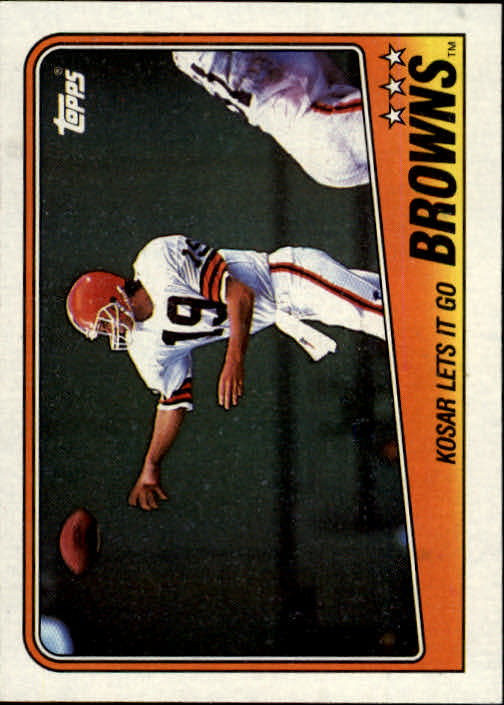 1988 Topps #85 Browns TL/(Bernie Kosar Lets it Go)