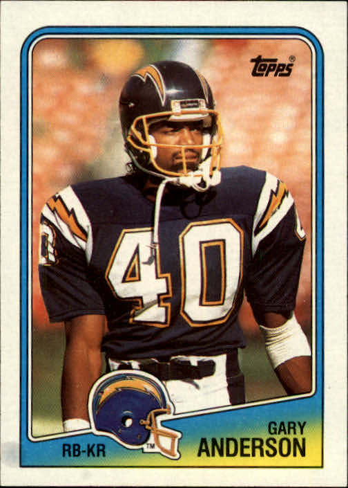 1988 Topps #205 Gary Anderson RB