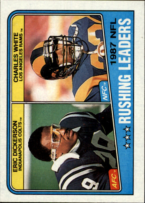 1988 Topps Colts Team Leaders - Eric Dickerson TL Indianapolis