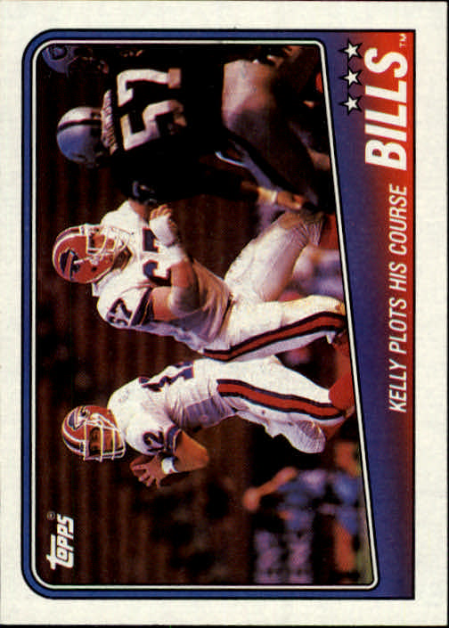1988 Topps #220 Bills TL/(Jim Kelly Plots His Course)