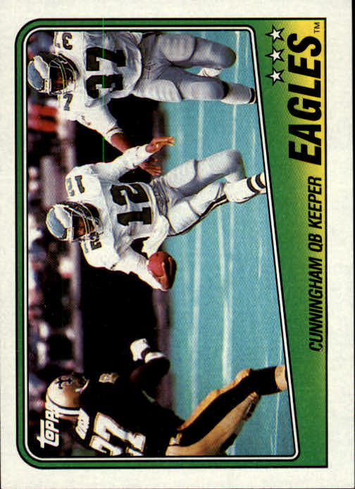 1988 Topps #233 Eagles TL/(Randall Cunningham/QB Keeper) - NM-MT