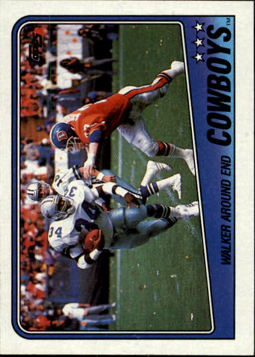 1988 Topps #259 Cowboys TL/(Herschel Walker Around End)