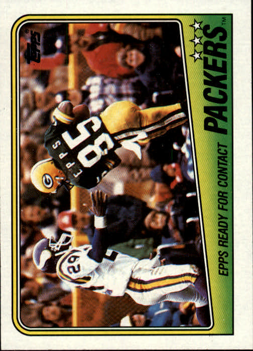 1988 Topps #314 Packers TL/(Phillip Epps Ready/for Contact)