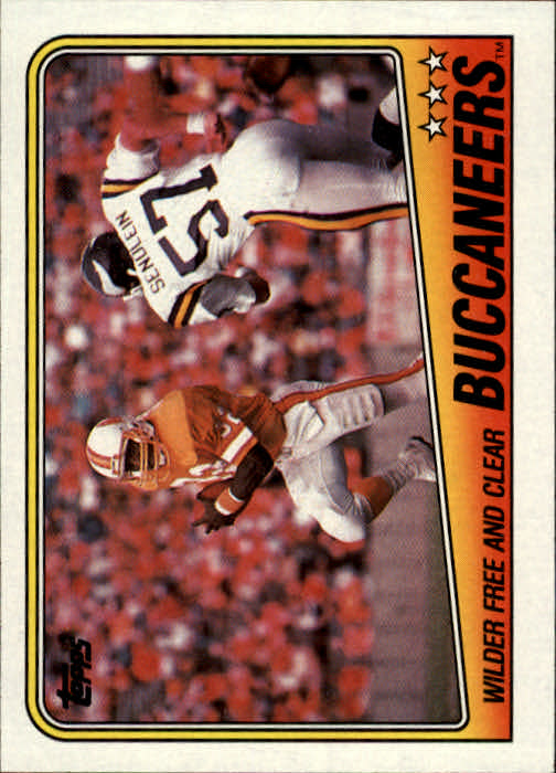1988 Topps #350 Buccaneers TL/(James Wilder Free/and Clear)