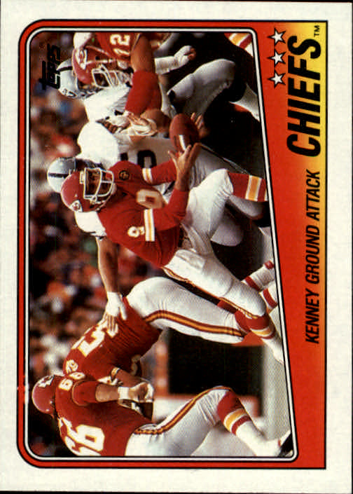 1988 Topps #361 Chiefs TL/(Bill Kenney Ground Attack)