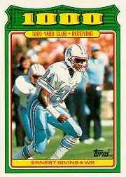 1988 Topps Football "1000 Yard Club" Insert Cards - Picture 20 of 55