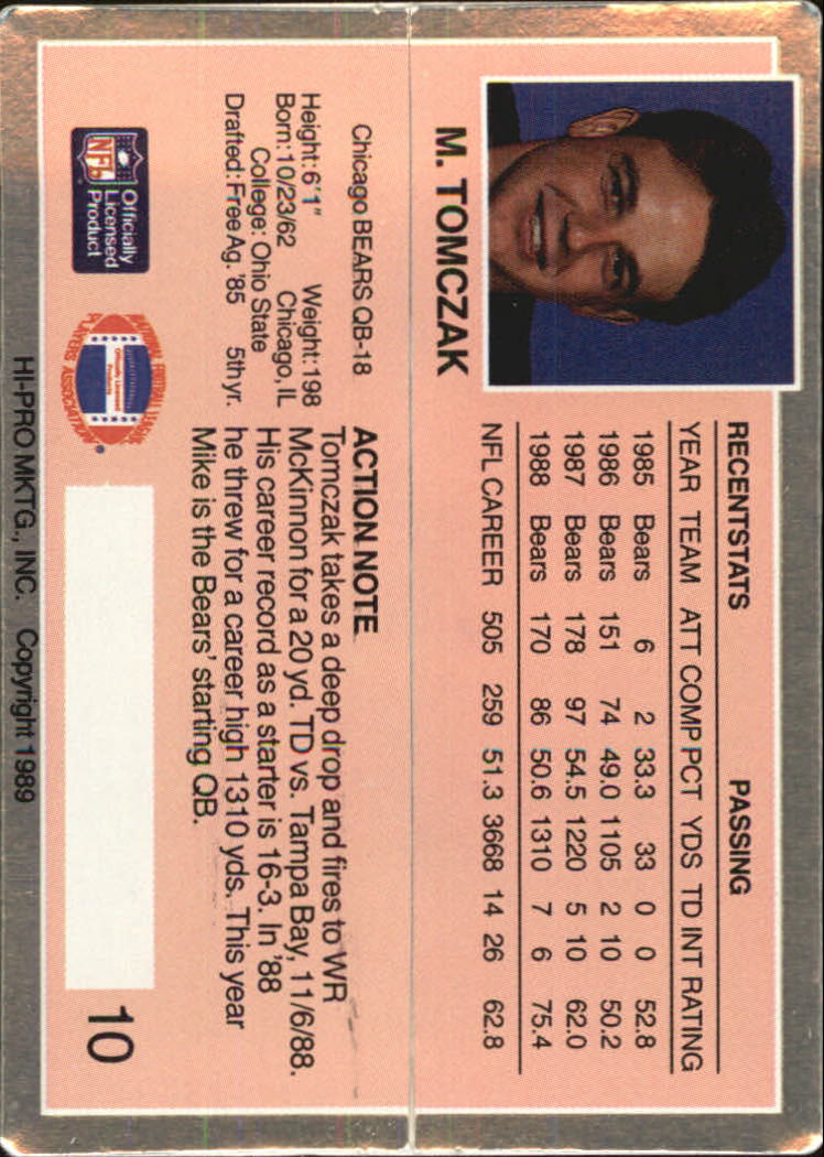1989 Action Packed Test Football "Main Set" Cards - Picture 21 of 61